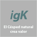 El césped natural crea valor